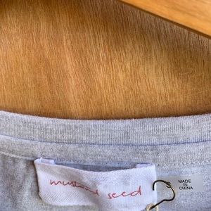 Mustard Seed Tops - Mustard seed bustier outline croptop Mustard Seed Tops - Mustard seed bustier outline croptop